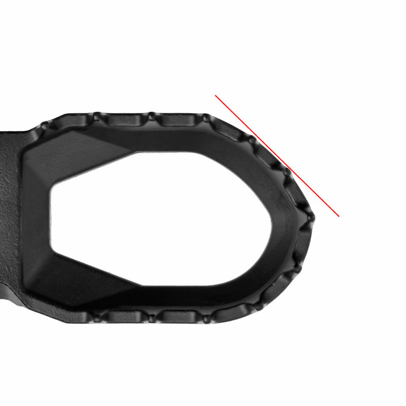 Zeta MAX Foot PEG Yamaha Black - ZE93-2610 Yamaha Dirt Bikes 2023-2026