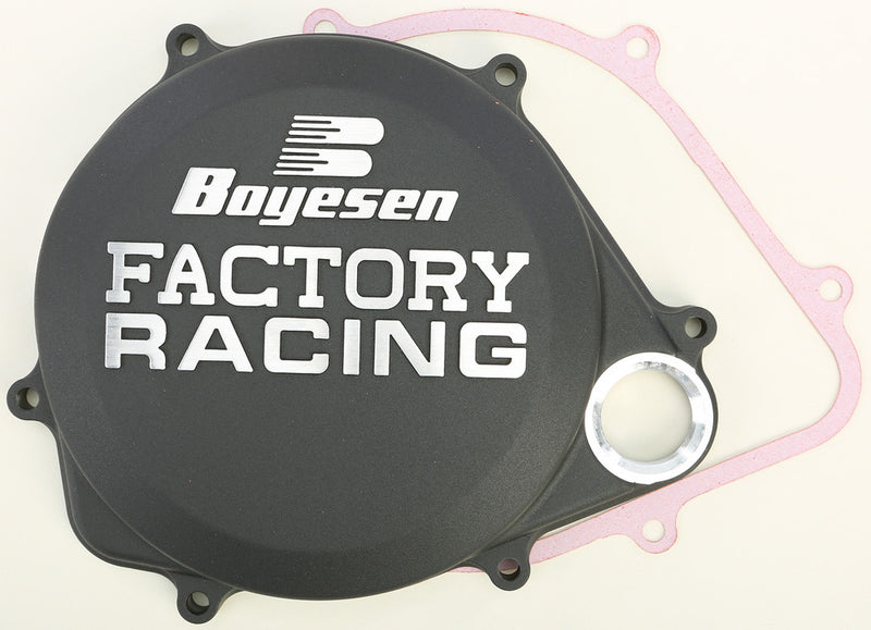 Boyesen Factory Racing Clutch Cover Black - CC-06CB Honda CRF450R / CRF450RX 2017-2024