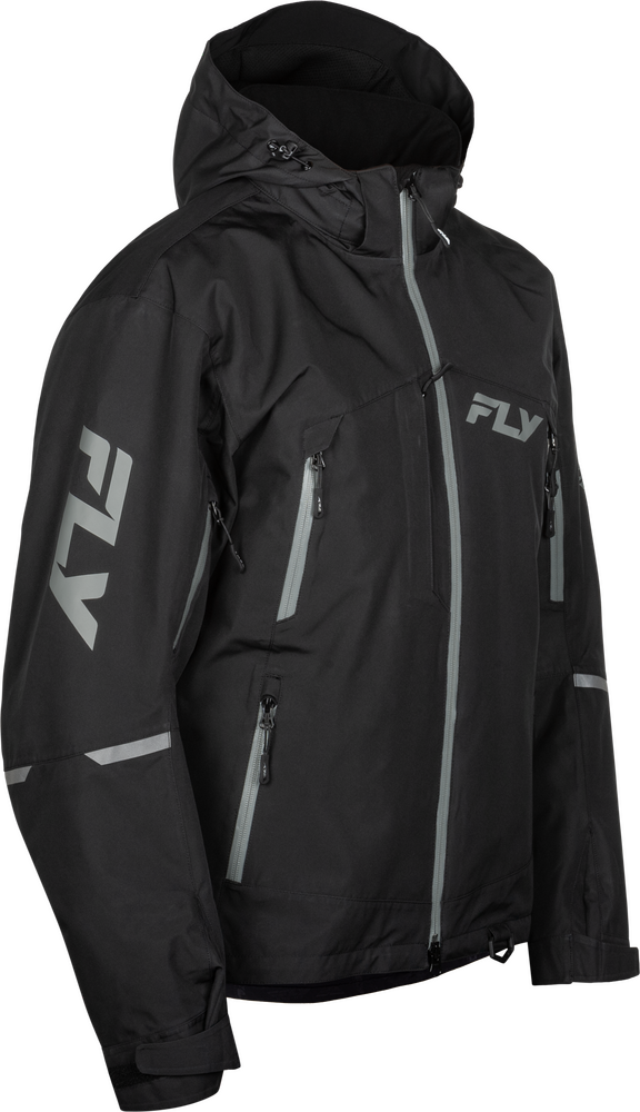 Fly Racing 470-41063X 470-41063X INCLINE JACKET BLACK/GREY 3X