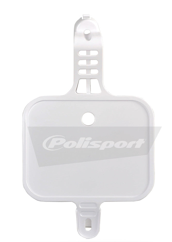 Polisport Front Number Plate White - 8661800001 Honda CRF50F 2004-2025