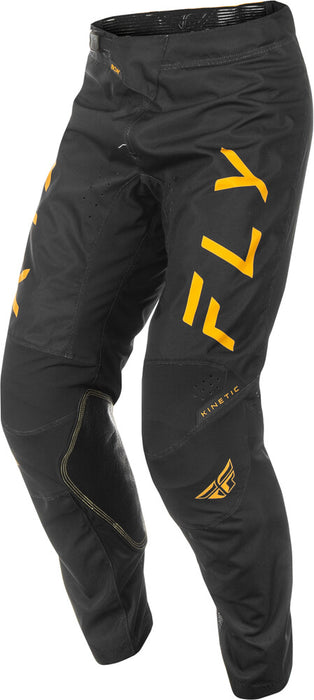 Fly Racing C378-53032 C378-53032 KINETIC CENTER PANTS CA/NY BLACK/GOLD SZ 32