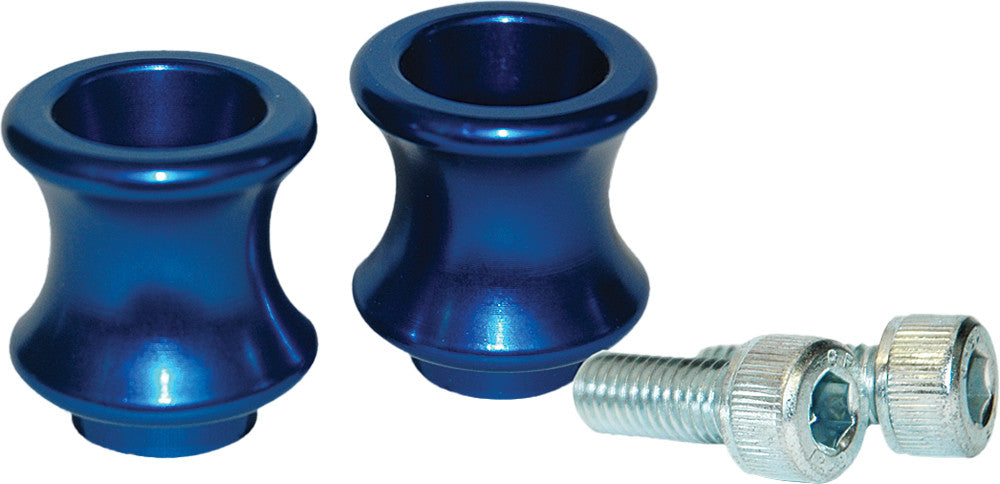 Vortex 3-SP526B SP526B SWINGARM SPOOLS 8MM BLU APR/DUC/HON/SUZ
