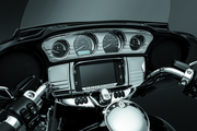 Kuryakyn 7284 Tri-line Gauge Trim 14-Up Touring Models Chrome - User 1