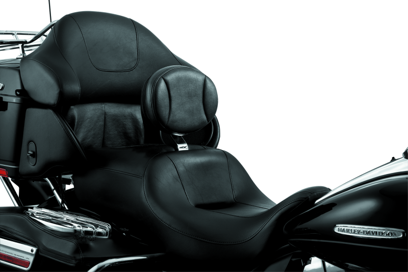 Kuryakyn 1670 Plug-in Driver Backrest 97-Up Touring Chrome - User 1