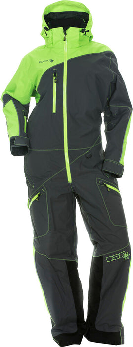 Dsg 462-99323L 99326 MONOSUIT W/DROP SEAT LIME/GREY LG