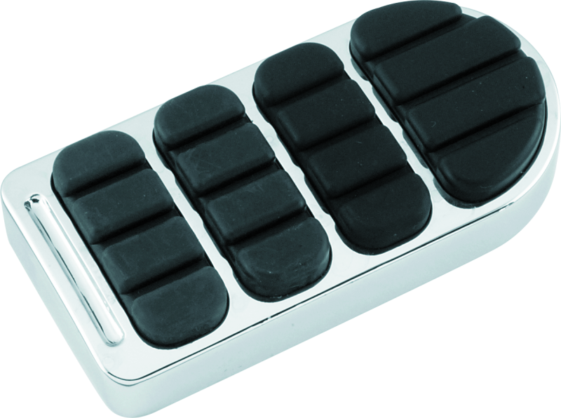 Kuryakyn 8044 ISO Longhorn Brake Pedal Pad Chrome - Photo - Primary