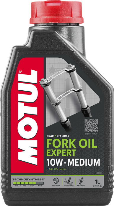 Motul 82-2260 114435 EXPERT FORK OIL 10W 1L 12/CASE