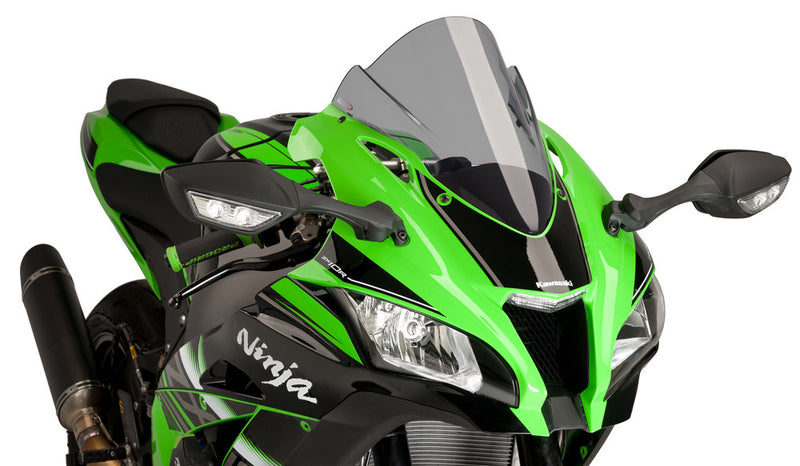 Puig Hi-Tech Parts Windscreen Racing Smoke - 8912H Kawasaki Ninja / Ninja Edition 2016-2020