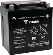 Yuasa Battery YUAM6230XPW Yuasa YIX30L-BS-PW High Performance Maintenance Free AGM 12-Volt Battery W/bottle - Photo - Primary