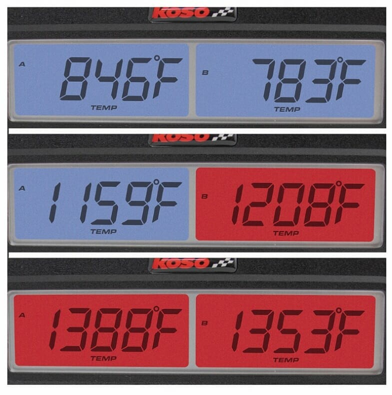 Koso North America Dual EGT Gauge Standard - BA006000