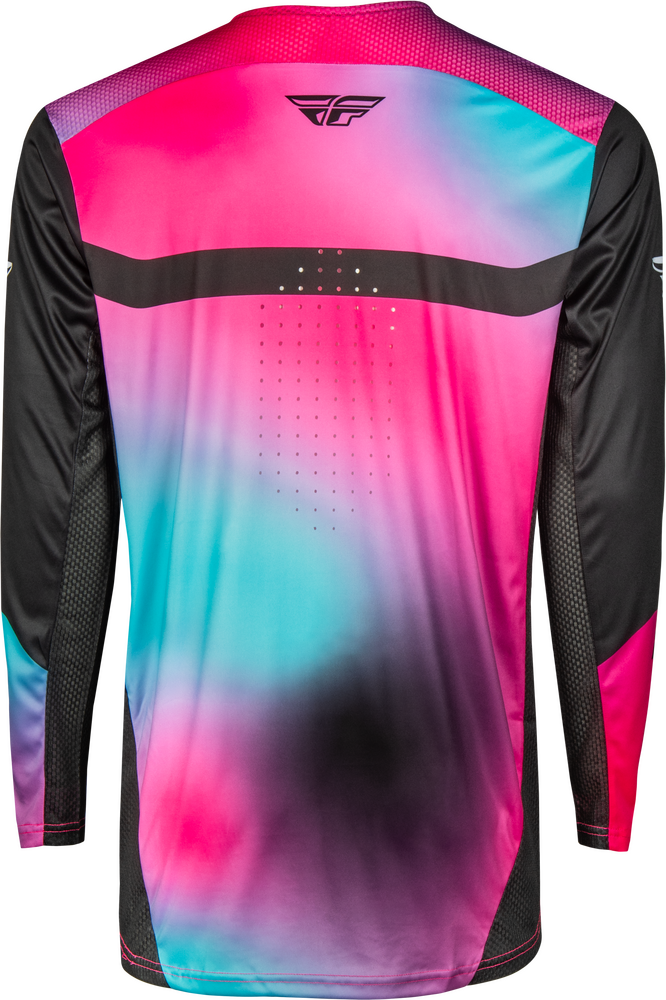 Fly Racing 378-051L 378-051L RAYCE BICYCLE JERSEY FUSCHIA/BLACK/TEAL LG