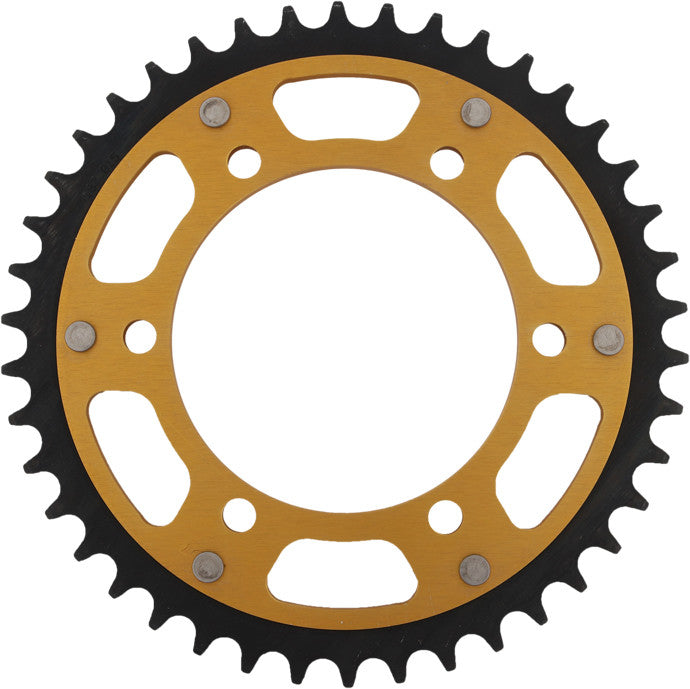 Supersprox Rear Stealth Sprocket Aluminum Steel 42T-520 GLD - RST-486-42-GLD Yamaha R3 2015-2017
