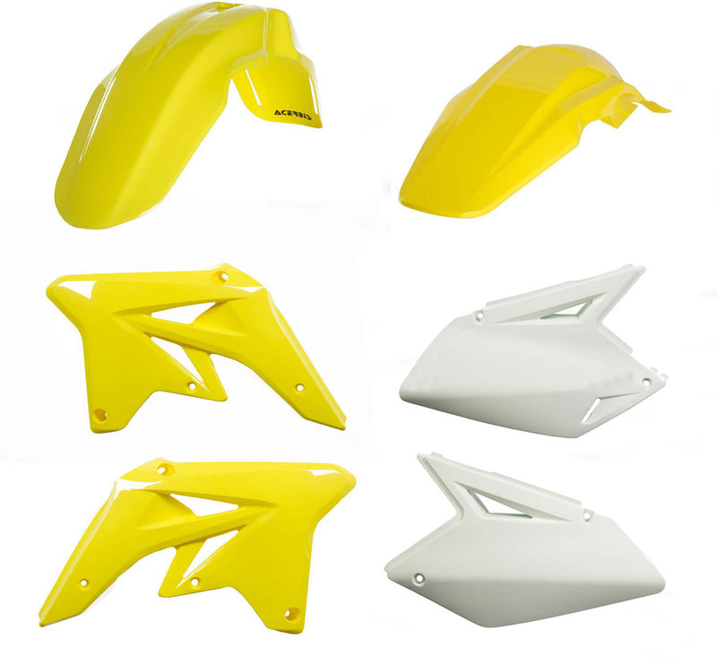 Acerbis Plastic Kit Yellow - 2081970354 Suzuki RMZ 250 2007-2009