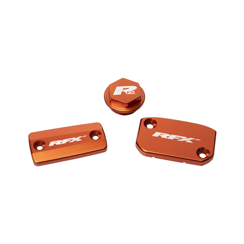 RFX Reservior CAP Kit Orange KTM Brembo & Magura - FXRC 52100 99OR KTM EXC 250 2017-2019