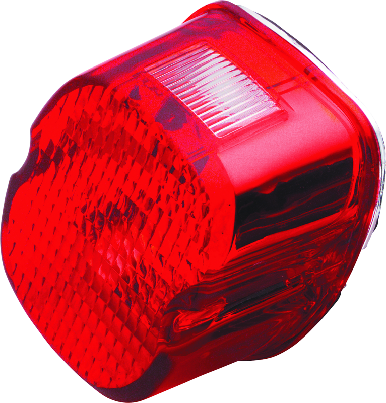 Bikers Choice 489908 99-03 Big Twin & XL Red Laydown Taillight With Top License Light - Photo - Primary