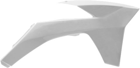 Acerbis Radiator Shrouds White - 2205440002 KTM Dirt Bikes 2011-2013