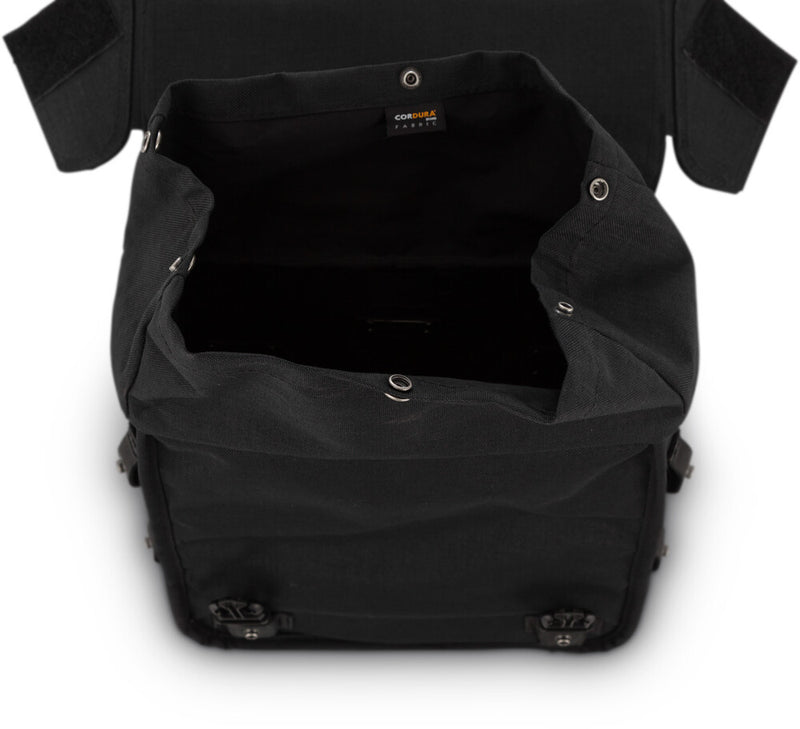 Burly Brand 750-05507 B15-1002B THROWOVER SADDLEBAG BLACK