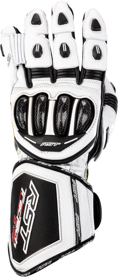 Rst 556-3495308 103495WHI-08 WOMENS TRACTECH EVO 4 CE GLOVE WHITE/BLACK LEATHER LG