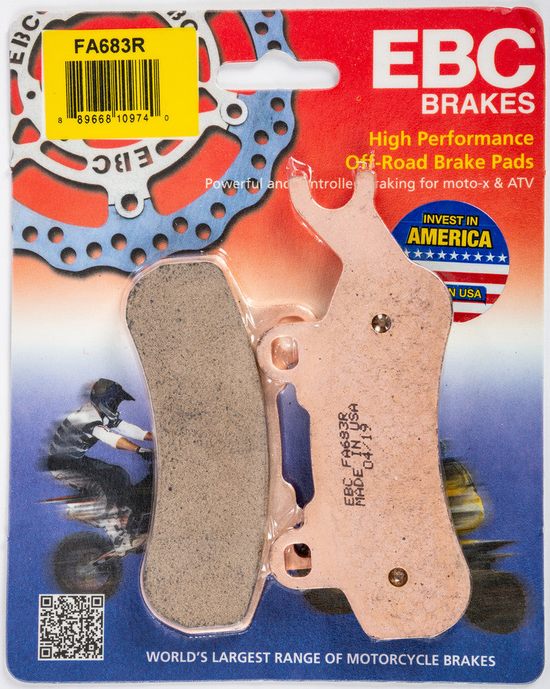 Ebc Brake Pads Sintered R Series - FA683R Can-Am Maverick 2017-2018