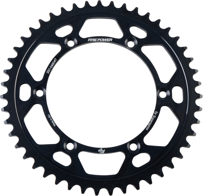 Fire Power Rear Sprocket Steel 47T Black - FPS-460-47-BLK Kawasaki Dirt Bikes 1982-2024