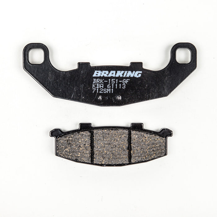 Braking Brake PAD SET Semi-Metallic - 712SM1 Kawasaki Ninja 250R / 750 / 550 Zephyr 1988-2007