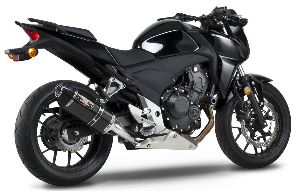 Yoshimura 960-1211 1250020220 EXHAUST STREET R-77 SLIP-ON SS-CF-CF