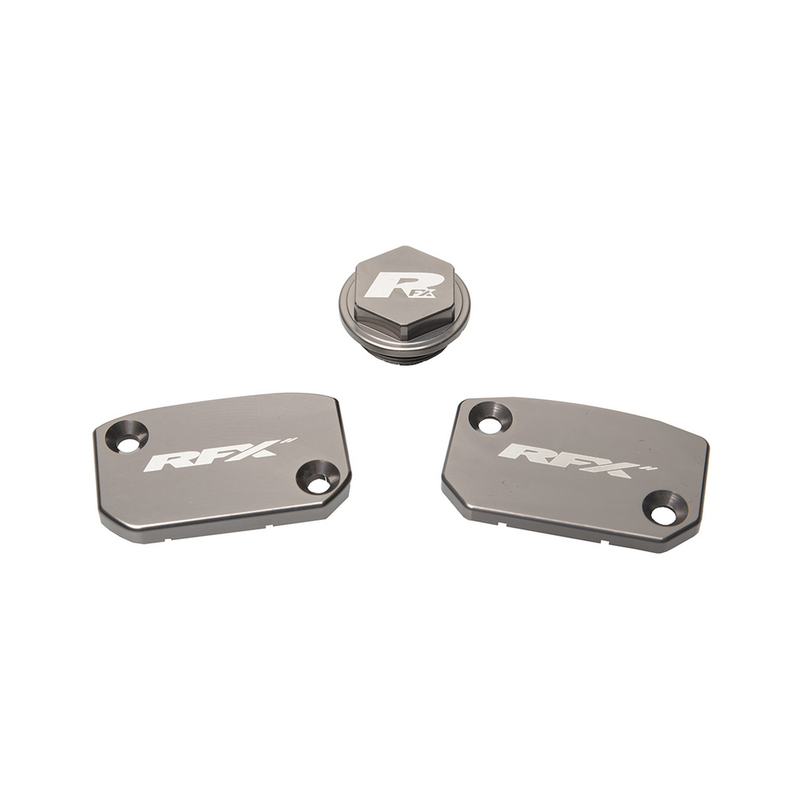 Rfx 739-1050 FXRC 52000 99H2 RESERVIOR CAP KIT GREY KTM/HUSQ/GAS BREMBO