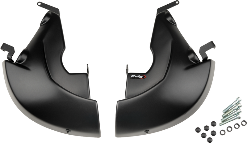 Puig Hi-tech Parts 561-21453M 21453J BRAKE COOLER MATTE BLACK YAM