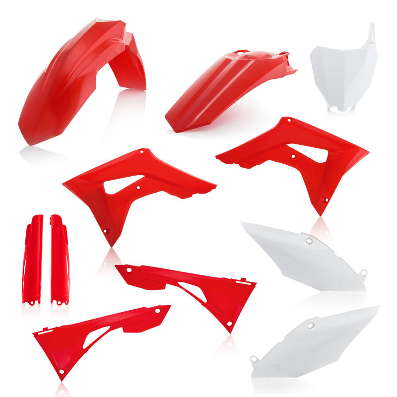 Acerbis 2736256345 19-22 Honda CRF250R/450R/450R-S(Includes Airbox/not Tank Cover)full Plastic Kit - Red/white - Photo - Primary