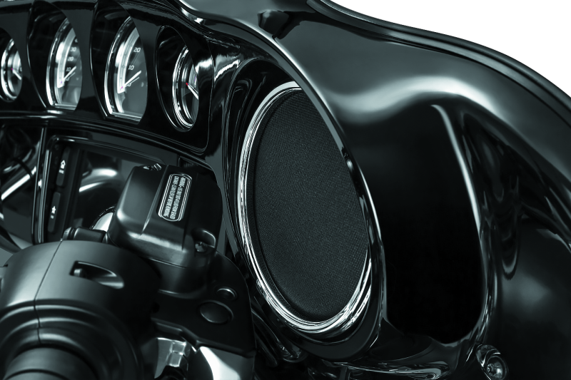 Kuryakyn 7377 Corona Speaker Grills Chrome - User 1