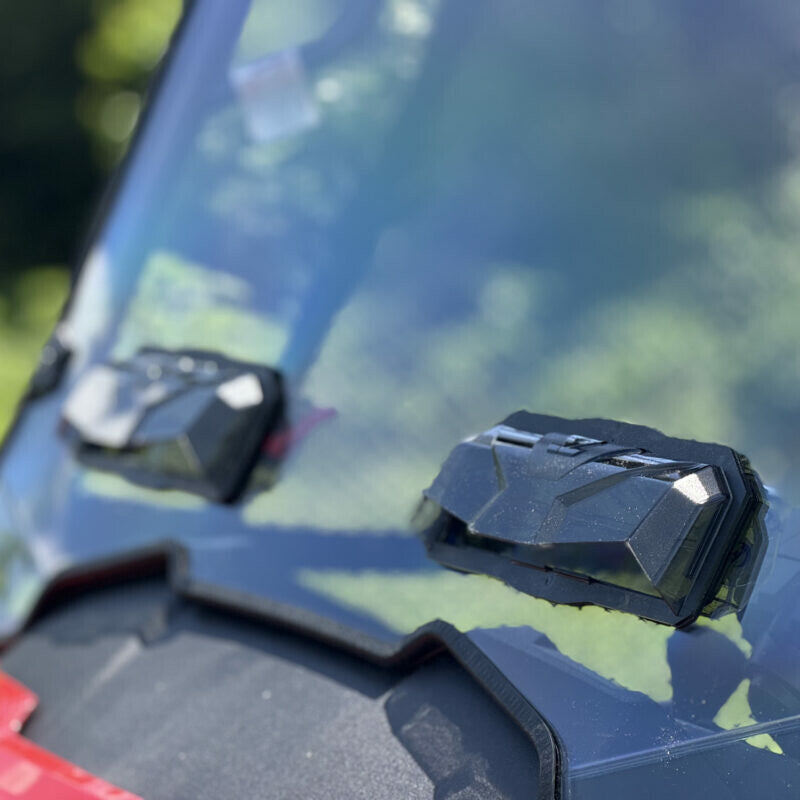 Seizmik Tool-Less Windshield Hard Coated Poly - 50-55321KIT Honda Pioneer 2015-2025