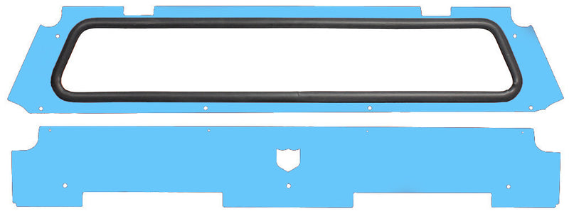 Pro Armor Rear Windshield SKY Blue - P144W461SB Polaris RZR 2014-2022