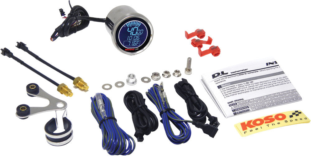 Koso North America 27-5762 BA552B80 DL TACHOMETER