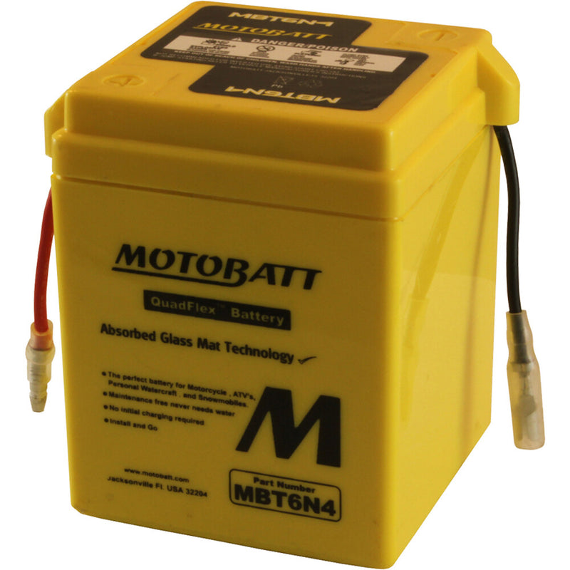 Motobatt 491-1023 MBT6N4 BATTERY MBT6N4 SEALED FACTORY ACTIVATED
