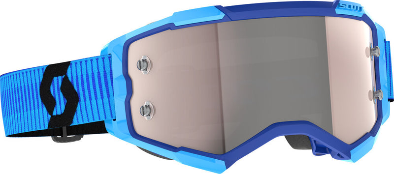 Scott 51-5576 272828-1034269 FURY GOGGLE BLUE/BLACK SILVER CHROME WORKS
