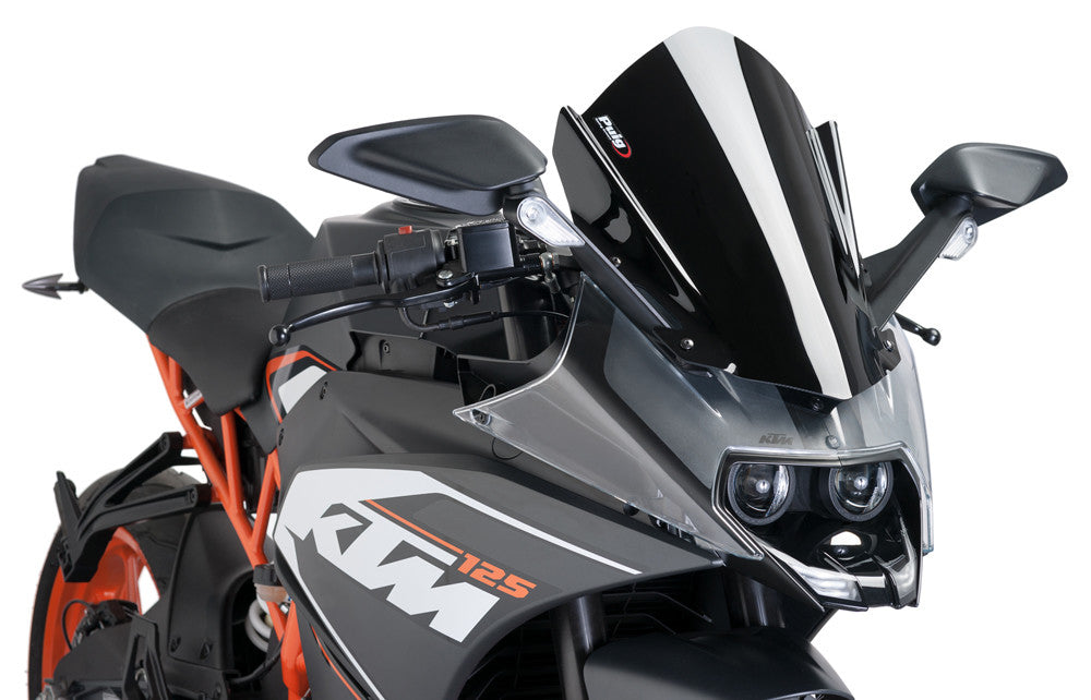 Puig Hi-Tech Parts Windscreen Racing Black - 7004N KTM 390 2015-2021