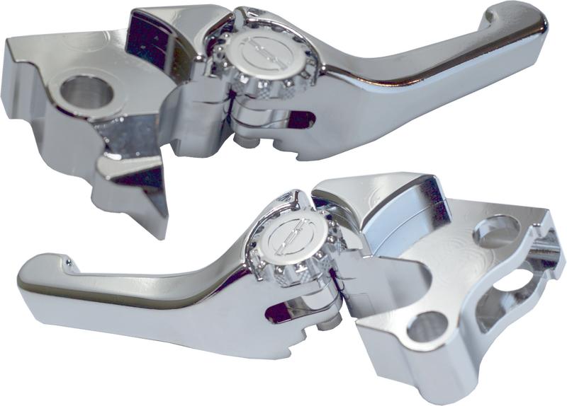 Psr Anthem Shorty Lever SET Chrome - 12-01655-20 For Harley Sportster 2014-2022