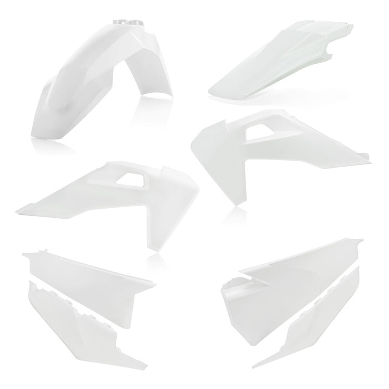 Acerbis Plastic Kit White - 2726560002 Husqvarna Dirt Bikes 2019-2022