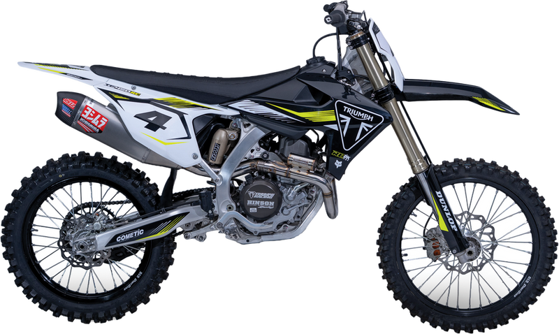 Yoshimura RS-12 Exhaust System Triumph TF450 - 274500S320 Triumph 450 2025