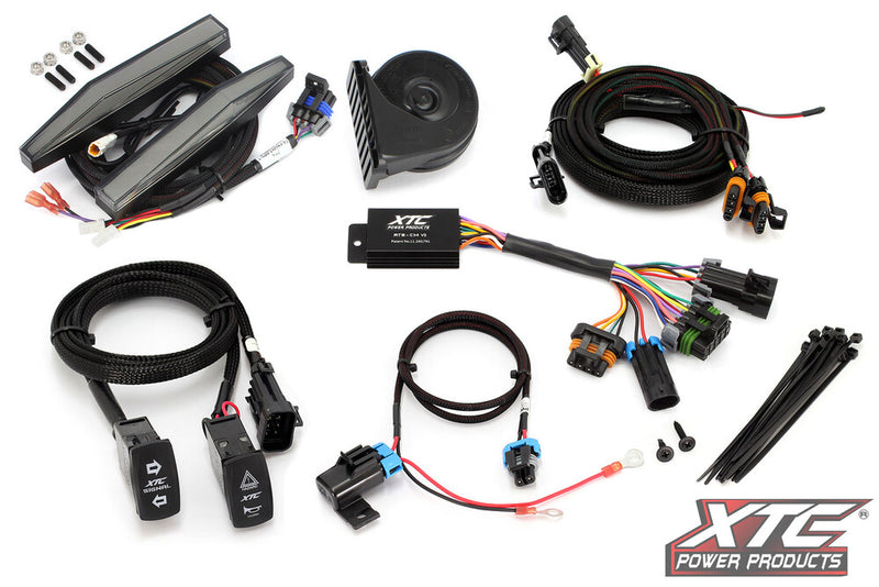 Xtc Power Products Auto Turn Signal Kit W Horn AND Front DRL Lights CAN - ATS-POL-XP14-DRL Polaris RZR 2014