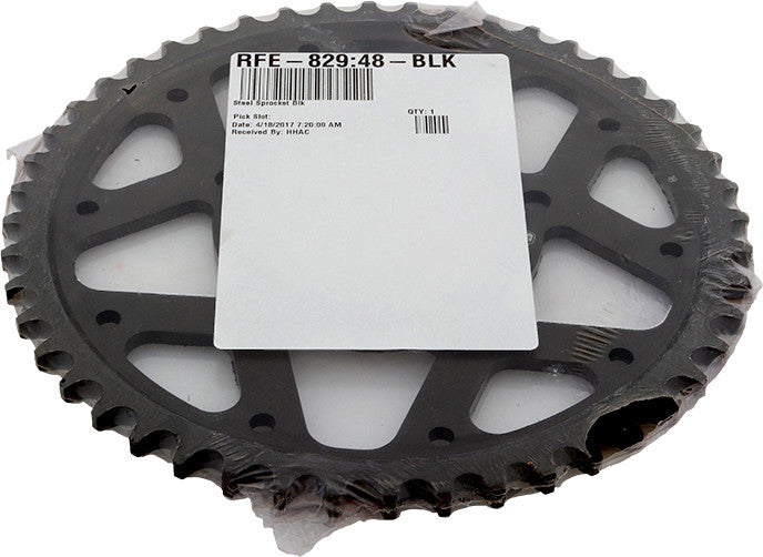 Supersprox 106-82948 RFE-829-48-BLK REAR SPROCKET STEEL 48T-530 BLK SUZ
