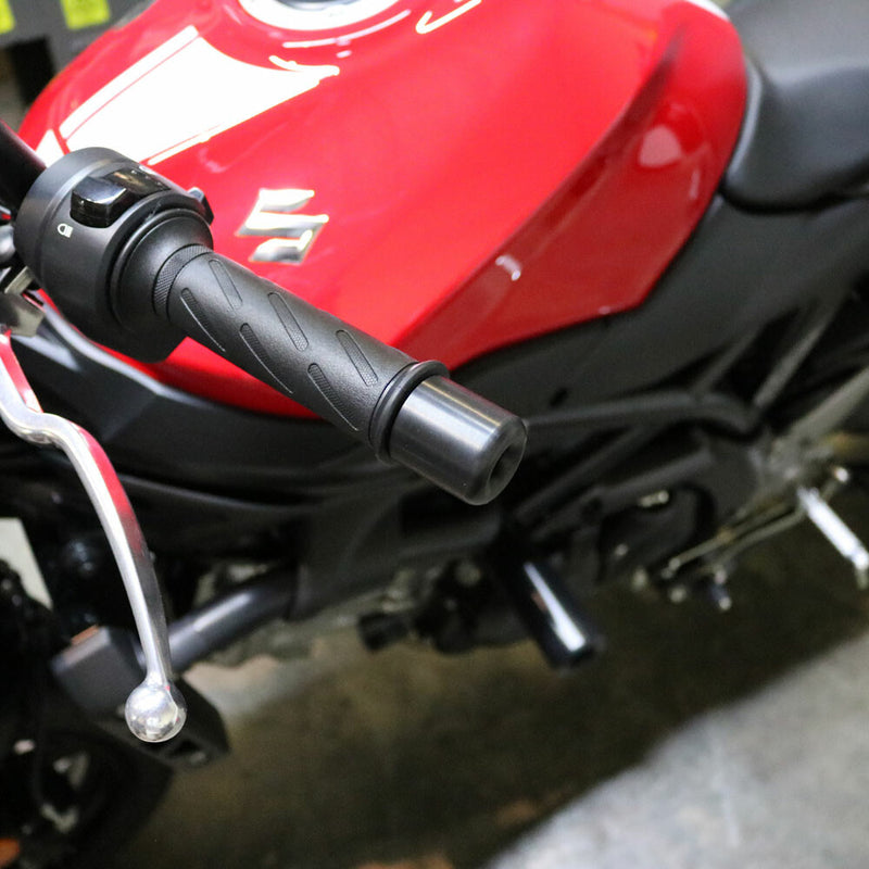 Shogun Bar END Sliders Black - 725-1539 Suzuki 650 2017-2023