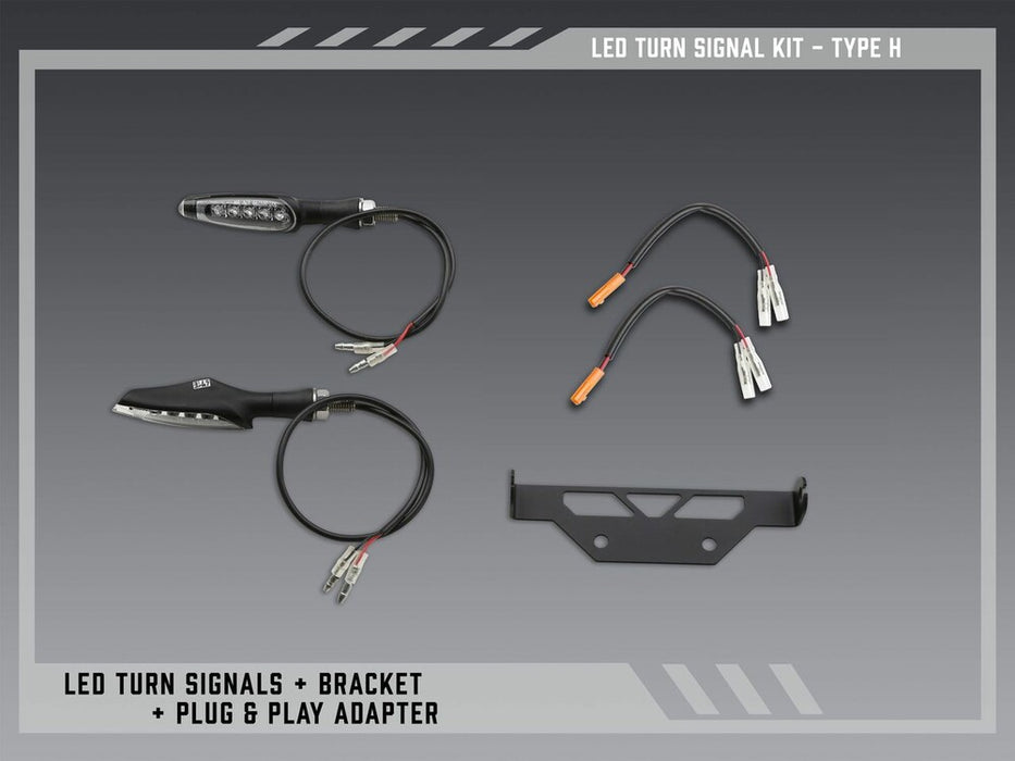 Yoshimura 961-9241 075BG-STD-H-K FE V2 STND LED TURN SIG KIT H