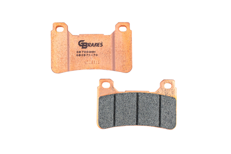 Gbrakes 17-57170 GB0571-70 BRAKE PADS SINTERED
