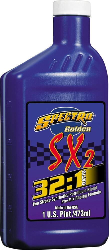 Spectro 582-00040 310297 GOLDEN SX2 SEMI-SYN OIL 2T 32:1 1 PNT