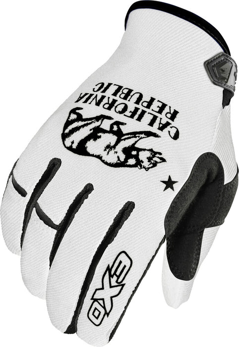 Scorpion Exo 75-61713X G48-058 MOTO-FLEX GLOVES GOLDEN STATE WHITE/BLACK 3X