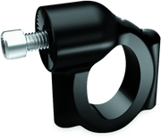 Kuryakyn 3116 Side Mount License Plate Holder Clamp 86-17 Softails Gloss Black - Photo - Primary