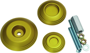 Kuryakyn 3802 Lodestar Rear Axle Sliders-bmw-gold - Photo - Primary