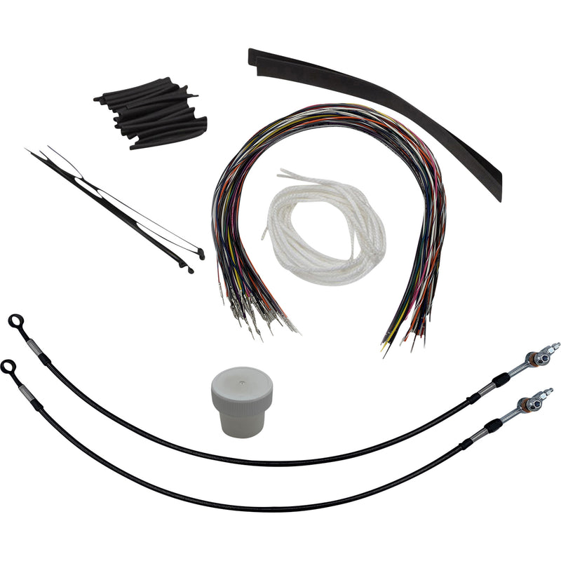 Fat Baggers Inc. Cable Kit - 109716-B For Harley Touring 2008-2013