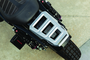 Kuryakyn 6664 Dillinger Luggage Rack Silver - User 1